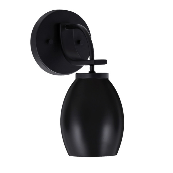 Toltec Lighting - 3911-MB-426-MB - One Light Wall Sconce - Cavella - Matte Black