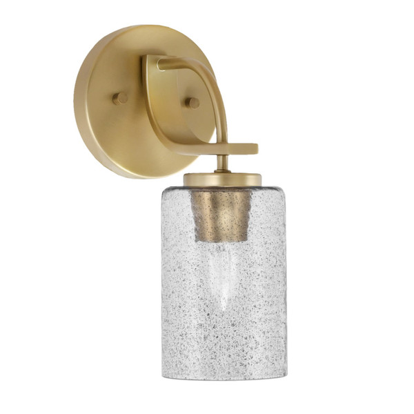 Toltec Lighting - 3911-NAB-3002 - One Light Wall Sconce - Cavella - New Age Brass