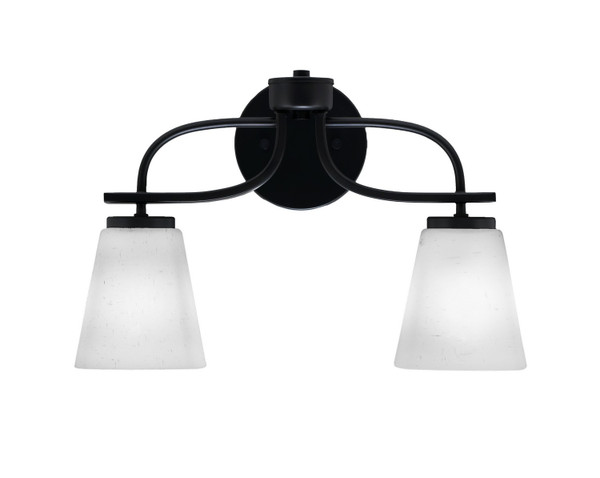 Toltec Lighting - 3912-MB-460 - Two Light Bath Bar - Cavella - Matte Black