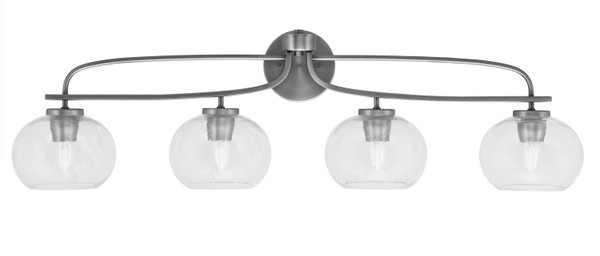 Toltec Lighting - 3914-GP-202 - Four Light Bath Bar - Cavella - Graphite