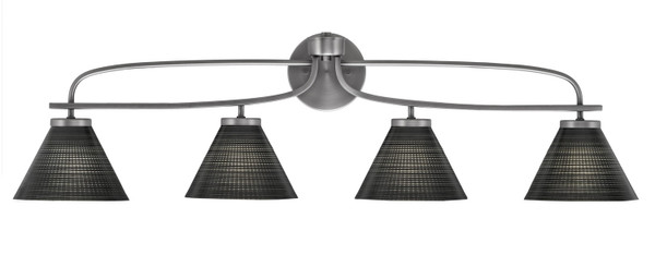 Toltec Lighting - 3914-GP-4059 - Four Light Bath Bar - Cavella - Graphite