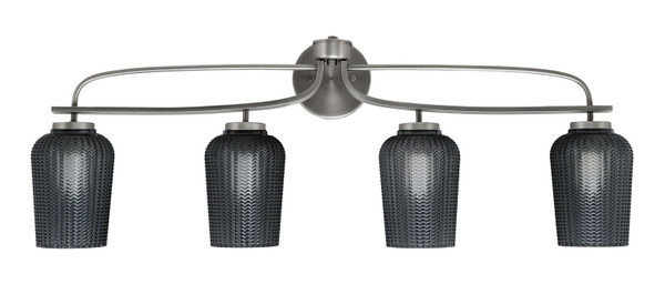Toltec Lighting - 3914-GP-4252 - Four Light Bath Bar - Cavella - Graphite