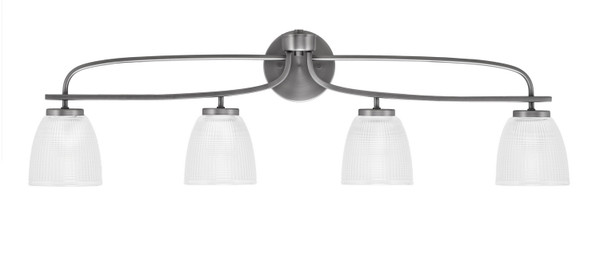 Toltec Lighting - 3914-GP-500 - Four Light Bath Bar - Cavella - Graphite
