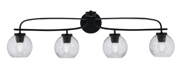 Toltec Lighting - 3914-MB-4102 - Four Light Bath Bar - Cavella - Matte Black