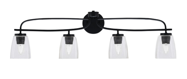 Toltec Lighting - 3914-MB-461 - Four Light Bath Bar - Cavella - Matte Black