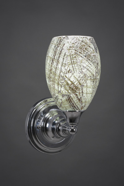 Toltec Lighting - 40-CH-5054 - One Light Wall Sconce - Any - Chrome