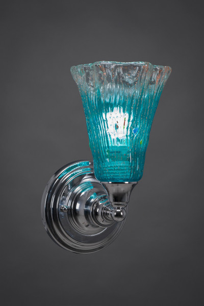 Toltec Lighting - 40-CH-725 - One Light Wall Sconce - Any - Chrome