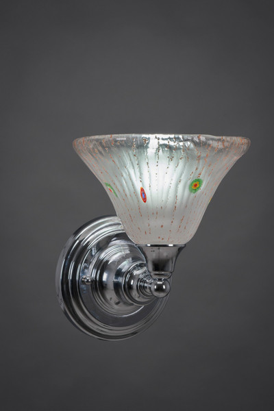 Toltec Lighting - 40-CH-751 - One Light Wall Sconce - Any - Chrome