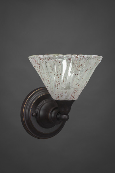 Toltec Lighting - 40-DG-7195 - One Light Wall Sconce - Any - Dark Granite