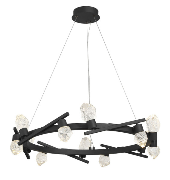 George Kovacs - P1537-066-L - LED Chandelier - Kosmyc - Sand Coal Black