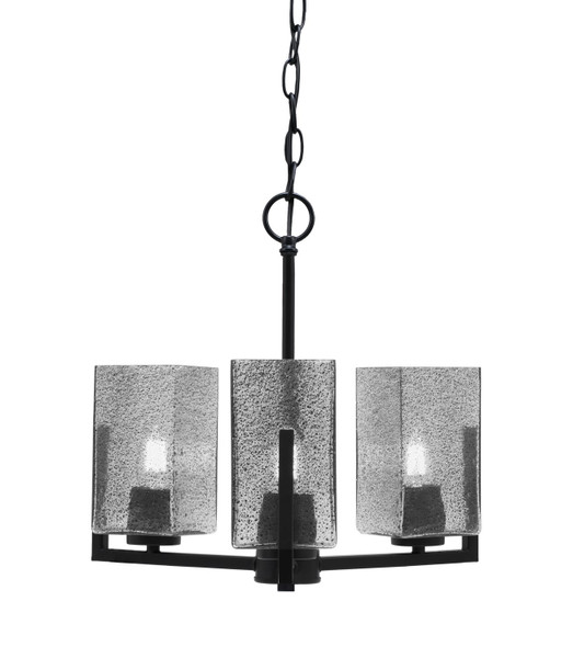 Toltec Lighting - 4503-MB-542 - Three Light Chandelier - Atlas - Matte Black