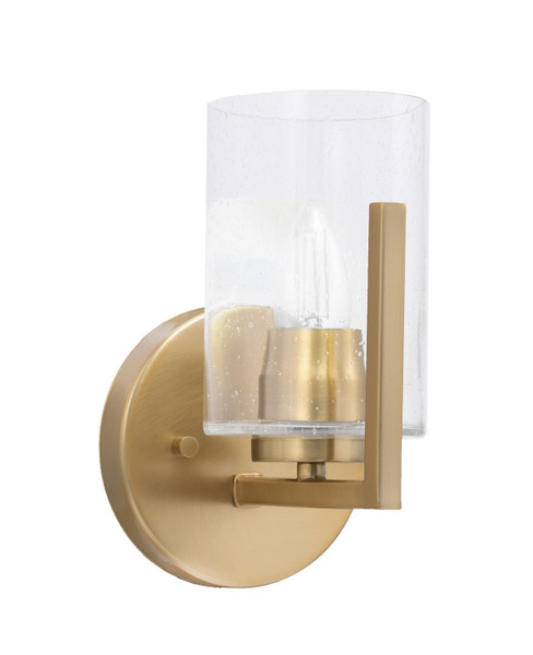 Toltec Lighting - 4511-NAB-300 - One Light Wall Sconce - Atlas - New Age Brass