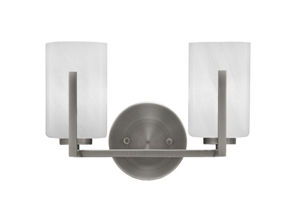 Toltec Lighting - 4512-GP-3001 - Two Light Bath Bar - Atlas - Graphite