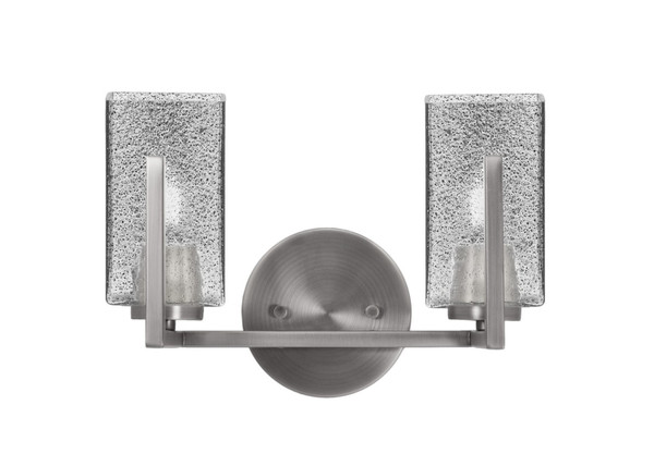 Toltec Lighting - 4512-GP-542 - Two Light Bath Bar - Atlas - Graphite