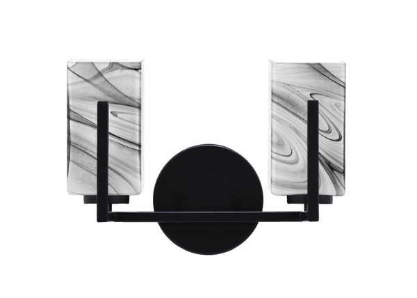 Toltec Lighting - 4512-MB-549 - Two Light Bath Bar - Atlas - Matte Black