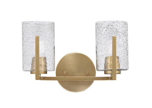 Toltec Lighting - 4512-NAB-3002 - Two Light Bath Bar - Atlas - New Age Brass