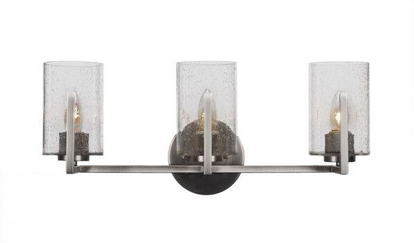 Toltec Lighting - 4513-GP-300 - Three Light Bath Bar - Atlas - Graphite