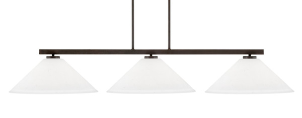 Toltec Lighting - 4523-DG-318 - Three Light Bar - Atlas - Dark Granite