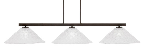 Toltec Lighting - 4523-DG-411 - Three Light Bar - Atlas - Dark Granite