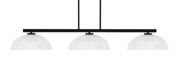 Toltec Lighting - 4523-MB-540 - Three Light Bar - Atlas - Matte Black