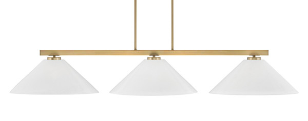 Toltec Lighting - 4523-NAB-2161 - Three Light Bar - Atlas - New Age Brass