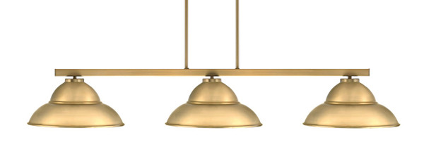 Toltec Lighting - 4523-NAB-428 - Three Light Bar - Atlas - New Age Brass