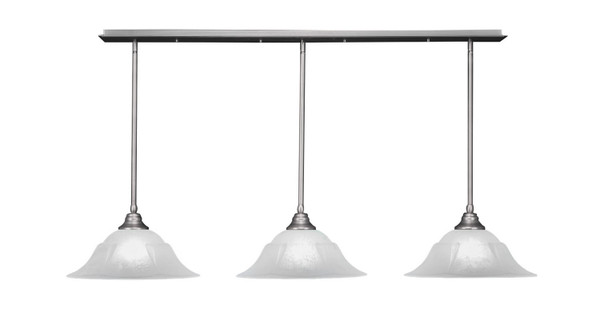 Toltec Lighting - 48-BN-53615 - Three Light Multi Light Pendant - Any - Brushed Nickel