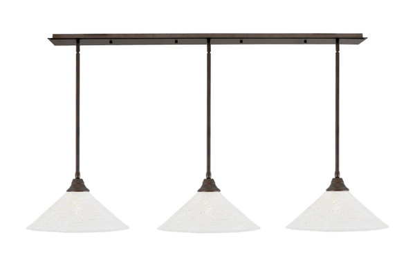 Toltec Lighting - 48-BRZ-714 - Three Light Multi Light Pendant - Any - Bronze