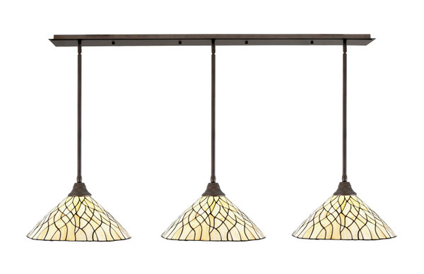 Toltec Lighting - 48-BRZ-911 - Three Light Multi Light Pendant - Any - Bronze