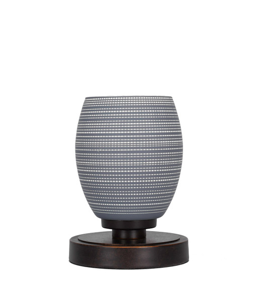 Toltec Lighting - 51-DG-4022 - One Light Table Lamp - Luna - Dark Granite