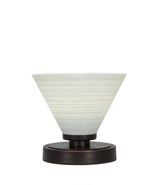 Toltec Lighting - 51-DG-4051 - One Light Table Lamp - Luna - Dark Granite