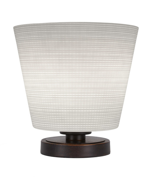 Toltec Lighting - 51-DG-4081 - One Light Table Lamp - Luna - Dark Granite