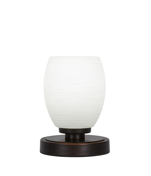 Toltec Lighting - 51-DG-615 - One Light Table Lamp - Luna - Dark Granite