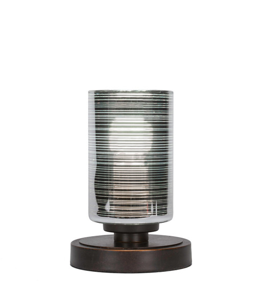 Toltec Lighting - 51-DG-6490 - One Light Table Lamp - Luna - Dark Granite