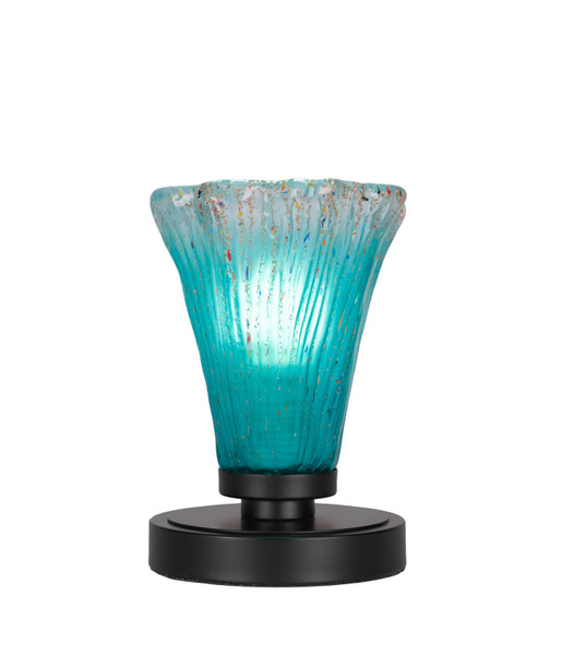 Toltec Lighting - 51-MB-725 - One Light Table Lamp - Luna - Matte Black