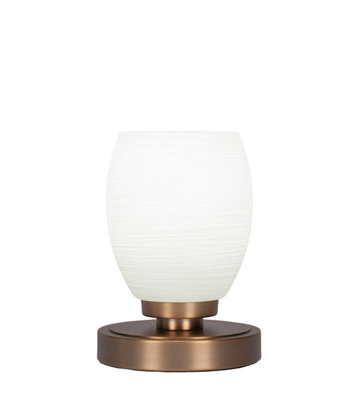 Toltec Lighting - 51-NAB-615 - One Light Table Lamp - Luna - New Age Brass