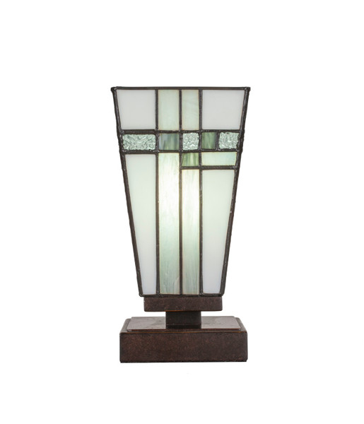 Toltec Lighting - 52-DG-9554 - One Light Table Lamp - Luna - Dark Granite