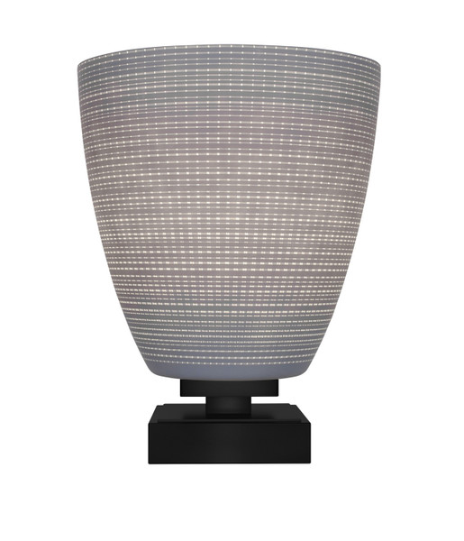 Toltec Lighting - 52-MB-4072 - One Light Table Lamp - Luna - Matte Black