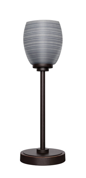 Toltec Lighting - 53-DG-4022 - One Light Table Lamp - Luna - Dark Granite