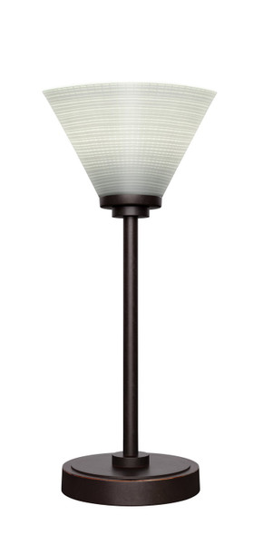 Toltec Lighting - 53-DG-4051 - One Light Table Lamp - Luna - Dark Granite