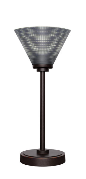 Toltec Lighting - 53-DG-4052 - One Light Table Lamp - Luna - Dark Granite