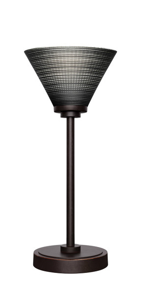 Toltec Lighting - 53-DG-4059 - One Light Table Lamp - Luna - Dark Granite