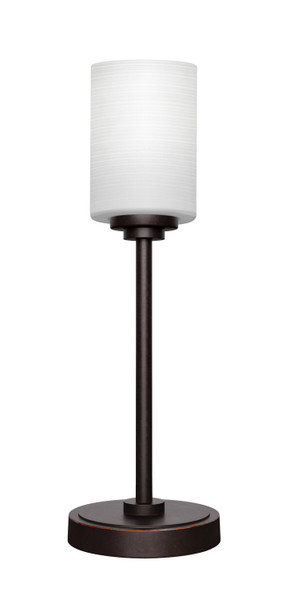 Toltec Lighting - 53-DG-4061 - One Light Table Lamp - Luna - Dark Granite