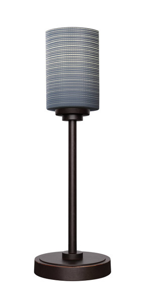 Toltec Lighting - 53-DG-4062 - One Light Table Lamp - Luna - Dark Granite