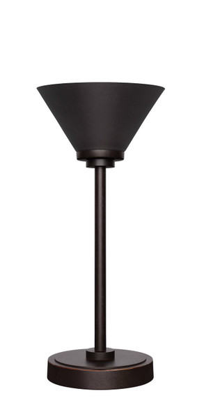 Toltec Lighting - 53-DG-421 - One Light Table Lamp - Luna - Dark Granite