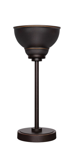 Toltec Lighting - 53-DG-427 - One Light Table Lamp - Luna - Dark Granite