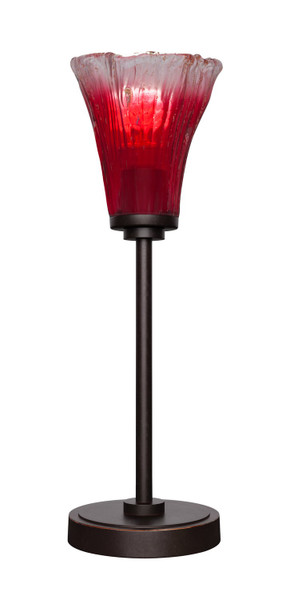 Toltec Lighting - 53-DG-726 - One Light Table Lamp - Luna - Dark Granite
