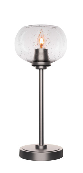 Toltec Lighting - 53-GP-202 - One Light Table Lamp - Luna - Graphite