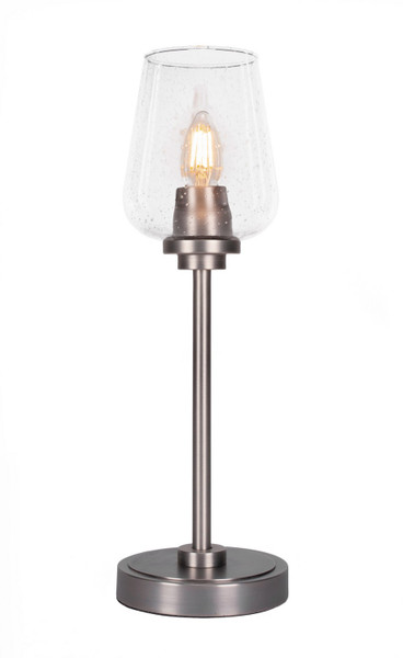 Toltec Lighting - 53-GP-210 - One Light Table Lamp - Luna - Graphite