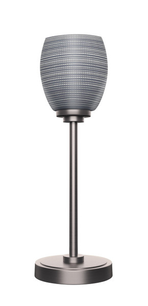 Toltec Lighting - 53-GP-4022 - One Light Table Lamp - Luna - Graphite